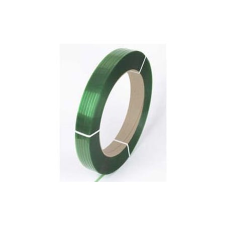 Pac Strapping Polyester Strapping, 1/2 x 0.025 x 2900', Green, 16 x 3 Core 4825773G29